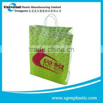 eco-friendly clip handle plastic bags