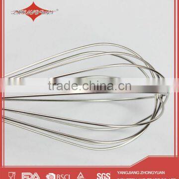 ZY-C1043 Kitchen Tools Manual Stainless Steel Egg Beater With PS Handle photo-4