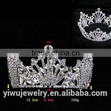 2015 Fasion Rhinestone Hair Decorative Pageant Crown&Tiaras H172-152 photo-2