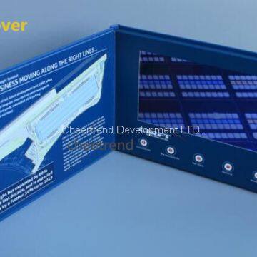 High quality 7'' lcd video brochure with graphic designs