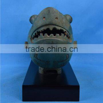Classical Chinese Bronze Wine Vessels/China Style Bronze Artwork/Bronze Decoration/Chinese Classical Bronze Sculpture photo-2