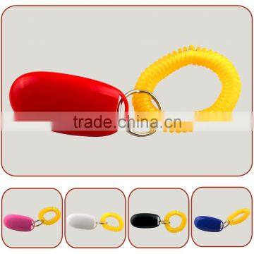 Dog Pet Click Clicker Training Obedience Agility Trainer Aid Wrist Strap photo-5