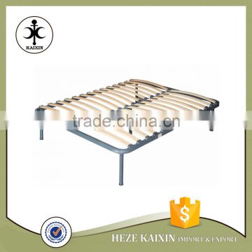 Manufacturers Promotional New Design High Quality double wood slat bed frame