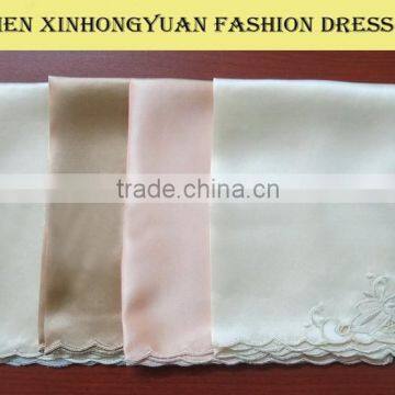 Fine Hand Embroidered Silk Handkerchief, Silk Bandana photo-3