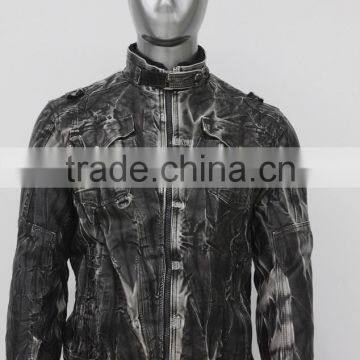 ALIKE man leather jacket outdoor jacket young fashion jacket