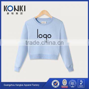 Custom wholesale cropped hoodie ladies