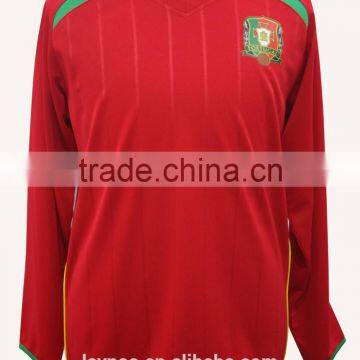 Factory Price Good Quality Long Sleeve Club Team Soccer Jersey photo-6