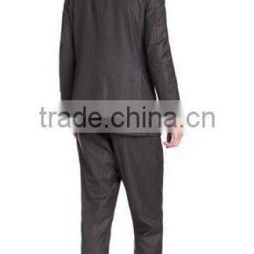 Grey Tonal Pinstripe Wool Suit (SHT1114) photo-2