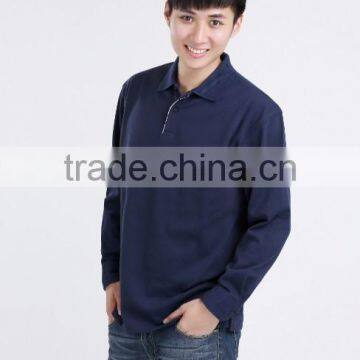 2015 New Style 260 g Long Sleeve Polo Shirt Polo Shirt Long Sleeve Men on Stock photo-4