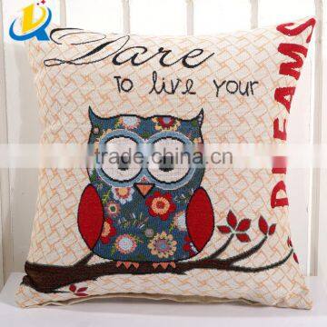 Wholesale Cotton Owl Cushions Cushion Covers Tapestry Pillows photo-4