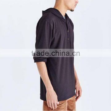 Wholesale Thin Plain Solid Pullover Hoodies no Brand Name Hoodies photo-2