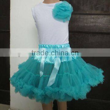 gorgeous night girls party dress chiffon dress sets turkey pettiskirts sets