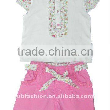 100%COTTON children wear for girls-2 pc.