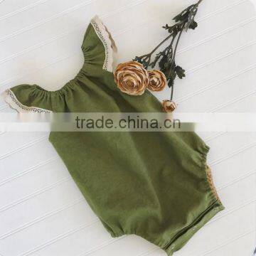 Baby Clothes Newborn Pink Cotton Kid Sleeveless Rompers Children Lace Jumpsuit photo-3