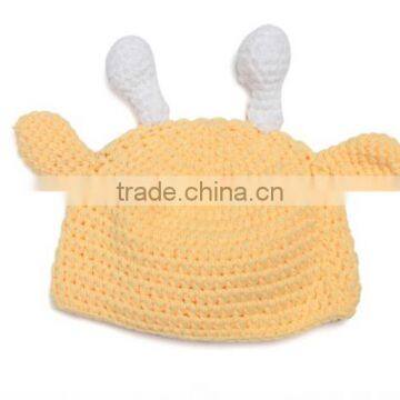 Hand Made Cartoon Animal Winter Knitted Baby Crochet Hat photo-3