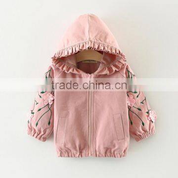 Zm11669a 2018 New Arrivals Wholesale Children's Boutique Clothing Girls Lovely Coat photo-2