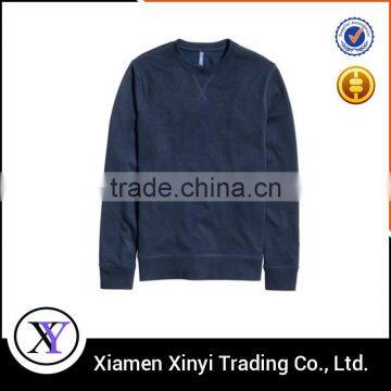 Customized sports mens Sweatshirts 100% cotton crew neck