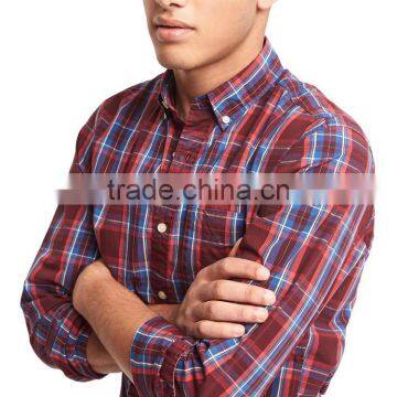 True Wash Mens Indian Cotton Large Plaid Dri Fit Casual Shirts Wholesale photo-5