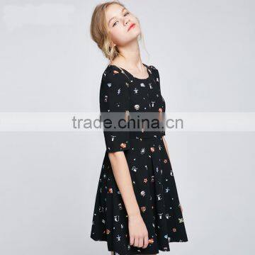 Z&M New Children Latest Fashion Dress Designs Women Cartoon Dress New Design Night Dress 2017 photo-6