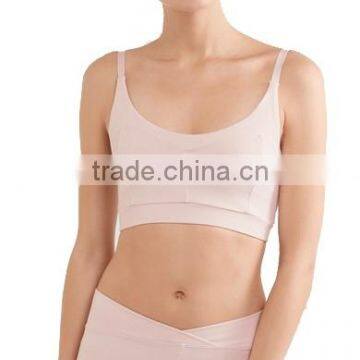 Summer Style Women Cotton Stretch Athletic Vest Gym Fitness Spandex Sports Bra photo-2