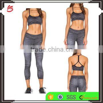 OEM service wholesale yoga jumpsuit activewear hot yoga pants/bra