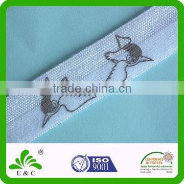 Custom Plain Style Bird Print Smooth Lycra Elastic Band