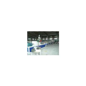 Wood Plastic Profile Extrusion Line , Conical Twin Screw Extruder
