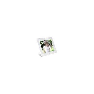 Custom White 8 Inch HDMI LCD Digital Photo Frame With Calendar Auto On/Off