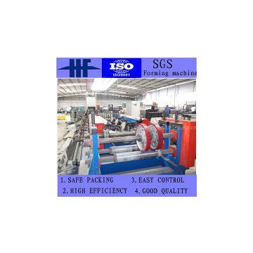 PLC Control Cable Tray Roll Forming Machine with Chain Driving