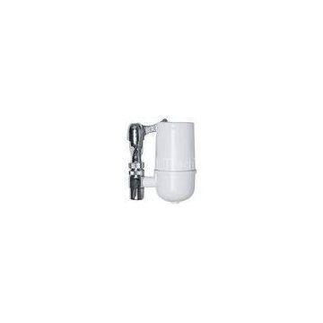 White Kitchen On Tap Water Filter , Sink Faucet Water Purifier Tap Filter With Granular Carbon Cartr