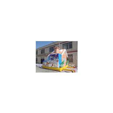 Residential  Inflatable Combo Bouncers / InflatableChristmas House For Fun