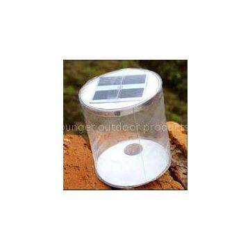 LED outdoor camping light, solar camping lantern inflatable transparent