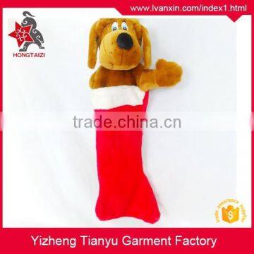 Best selling custom decorative fabric christmas stocking
