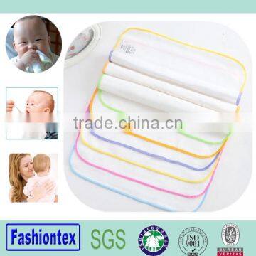 2 ply baby muslin square baby wash cloth for face