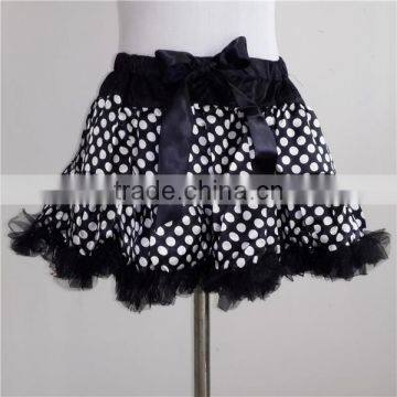 Wholesale pettiskirt baby girl polka dot pettiskirt for teens