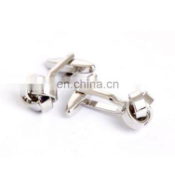 Fashionable New Design Button Make Metal Knot Cufflinks photo-4