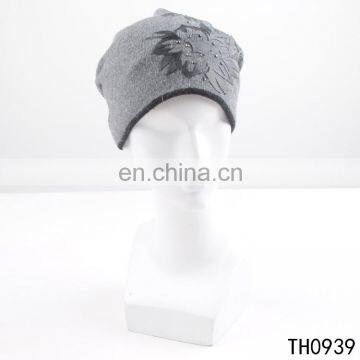 TOROS fashion women beanie hat rabbit fur acrylic winter hat women hat wholesale