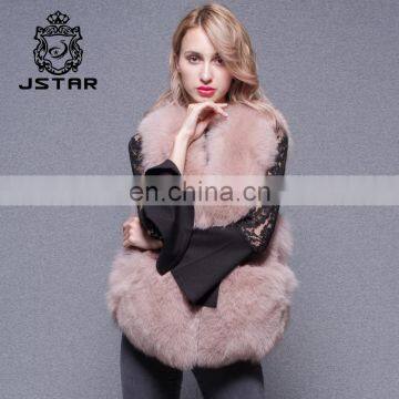 Women Stylish Winter Fur Coats Short Loose Fox Fur for Wholesale photo-5