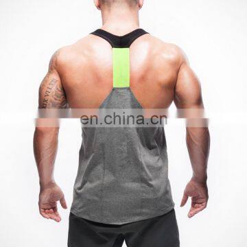 new mens strechy fit low cut wholesale plain tank top