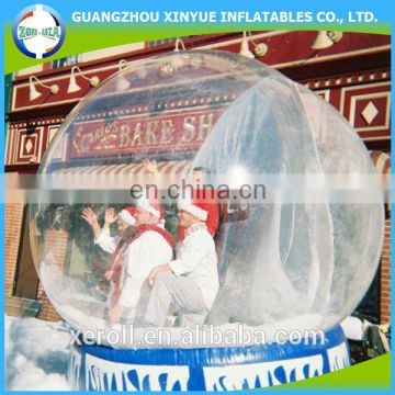 Clear decorating inflatable christmas plastic balls for sale