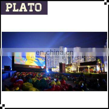 Outdoor advertising open air cinema party used open air screen