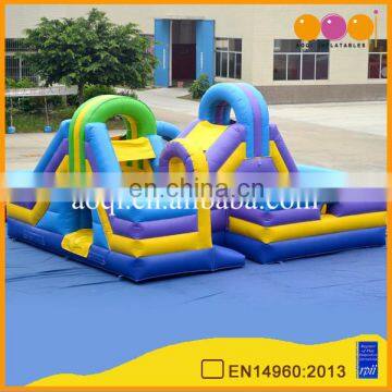 AOQI interesting high quality used cheapest inflatable slide and bouncing combo