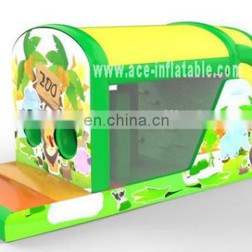 New design zoo/animal theme castle with slide