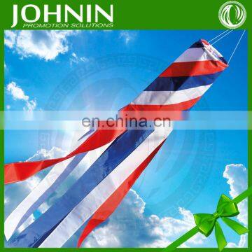 wholesale promotional polyester fabric decorative windsock flag