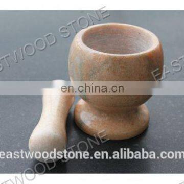 Nature stone mortar and pestle TM-001