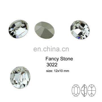 Oval clear fancy crystal parts for chandeliers wholesale low price