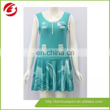 2015 new dye sublimation netball jersey for sale