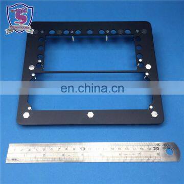 Laser Cutting Powder Coated Black Bending Welding Parts Processing Fabrication Flat Sheet Metal photo-4