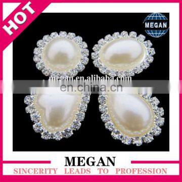 wholesale various fashion pearl rhinestone button for coat