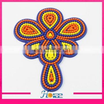 Wholesale Cheap 3D PVC Rubber Patch Lady Sandal Rubber Accessories photo-3